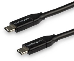 StarTech.com USB-C naar USB-C kabel met 5A/100W Power Delivery M/M 3 m USB 2.0 USB-IF certificatie