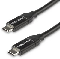 StarTech.com USB-C naar USB-C kabel met 5A/100W Power Delivery M/M 50 cm USB 2.0 USB-IF certificatie