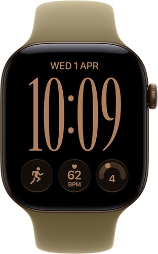 Apple Watch Series 12 OLED 42 mm Digitaal 374 x 446 Pixels Touchscreen 5G Brons Wifi GPS-2