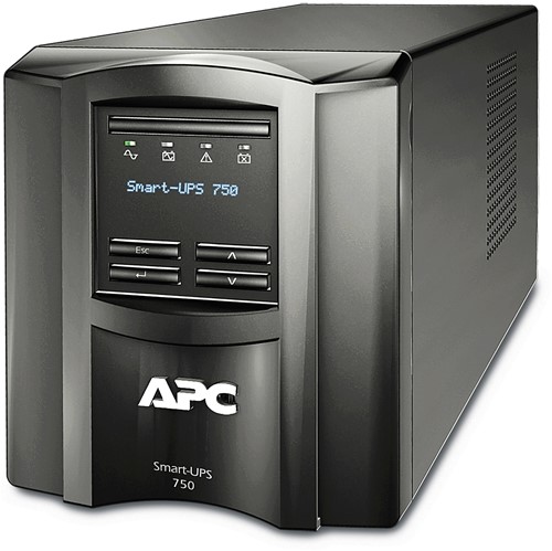 APC Smart-UPS SMT750IC Noodstroomvoeding - 6x C13, USB, SmartConnect, 750VA