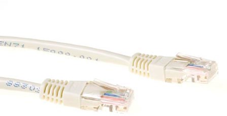ACT IB6402 netwerkkabel Ivoor 2 m Cat5e U/UTP (UTP)