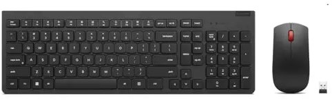 Lenovo 4X31N50746 toetsenbord Inclusief muis RF Draadloos QWERTY Amerikaans Engels Zwart