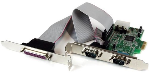 StarTech.com 2S1P Native PCI Express Parallele Seriële Combokaart met 16550 UART
