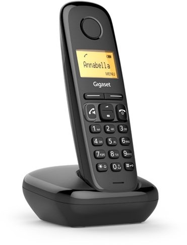 Gigaset A270 Analoge-/DECT-telefoon Nummerherkenning Zwart