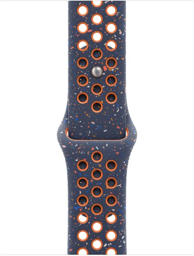 Apple MUUT3ZM/A slimme draagbare accessoire Band Blauw Aluminium, Fluorelastomeer