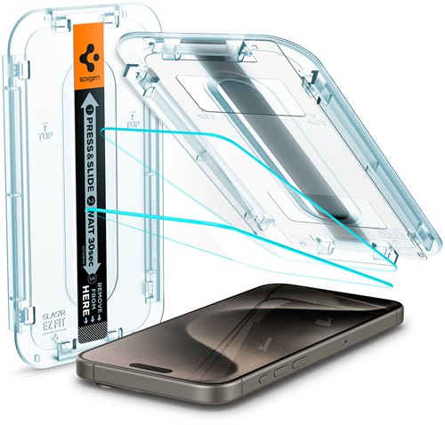Spigen AGL06872 scherm- & rugbeschermer voor mobiele telefoons Doorzichtige schermbeschermer Apple 1 stuk(s)