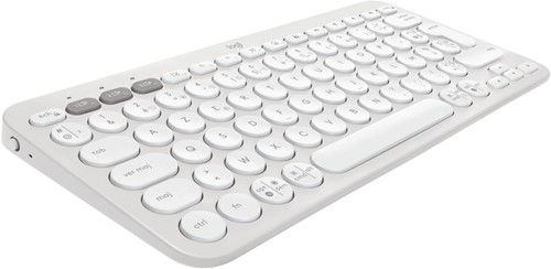 Logitech Pebble Keys 2 K380s toetsenbord RF-draadloos + Bluetooth QWERTY US International Wit
