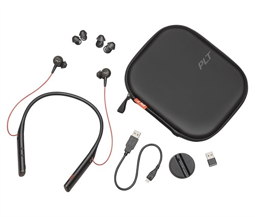 HP Poly Voyager 6200 Headset Draadloos Neckband Oproepen/muziek USB Type-C Bluetooth Zwart-3