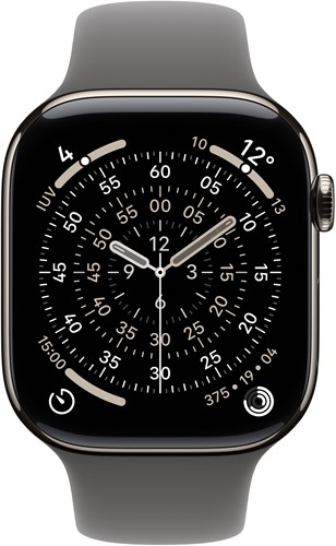 Apple Watch Series 11 OLED 42 mm Digitaal 374 x 446 Pixels Touchscreen 5G Titanium Wifi GPS-2
