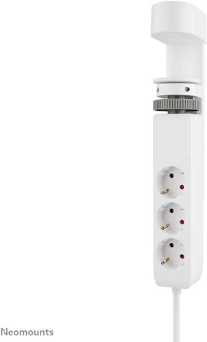 Neomounts DS22-840WH6 Bureaucontactdoos met klem en USB-C en USB-A poorten - snelladen