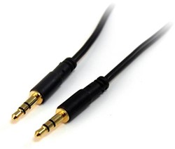 StarTech.com 3 m slanke 3.5mm Stereo Audio kabel M/M