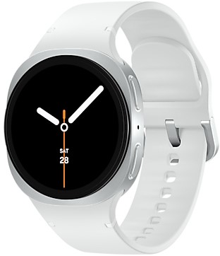 Samsung Galaxy Watch 8 3,3 cm (1.3") AMOLED 40 mm Digitaal 438 x 438 Pixels Touchscreen Zilver Wifi GPS