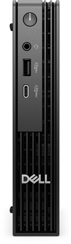 DELL Pro Micro QCM1250 Intel Core Ultra 7 265T 16 GB DDR5-SDRAM 512 GB SSD Windows 11 Pro Micro PC Mini PC Zwart