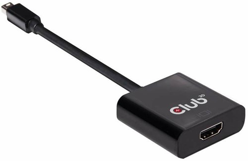 CLUB3D Mini DisplayPort 1.2 to HDMI 2.0 UHD Active Adapter