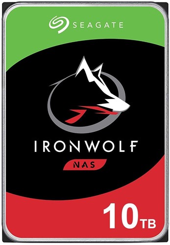 Seagate IronWolf ST10000VN000 interne harde schijf 10 TB 7200 RPM 256 MB 3.5" SATA III