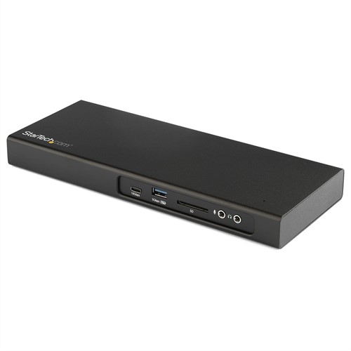 StarTech.com Dual 4K 60Hz monitor Thunderbolt™ 3 dock - PCIe M.2 en SD kaartlezer