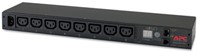 APC Rack PDU, Metered, 1U, 12A/208V, 10A/230V, (8) C13 energiedistributie