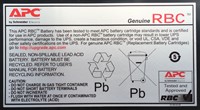 APC Batterij Vervangings Cartridge RBC55-2