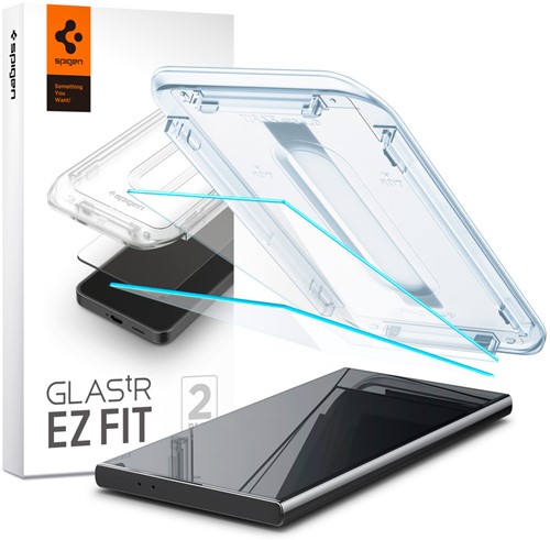 Spigen GLAS.tR EZ Fit HD Doorzichtige schermbeschermer Samsung 2 stuk(s)