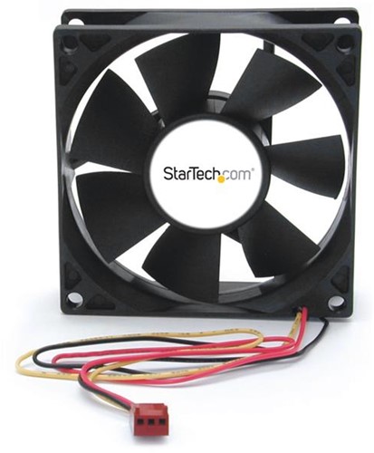 StarTech.com 80x25mm Ventilator voor Computerbehuizing met Dubbele Kogellagers en TX3 Connector