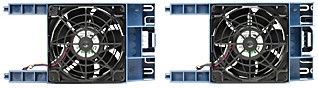 Hewlett Packard Enterprise HPE ML30 Gen10 PCI Fan and Baffle Kit Computer behuizing Ventilator Zwart, Blauw