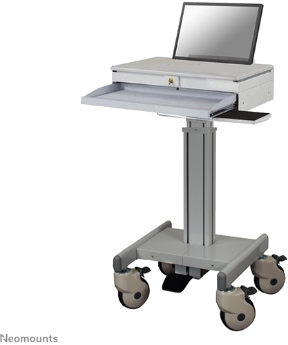 Neomounts MED-M100 Medisch mobiel werkstation -17" - gasveer - vergrendelbaar