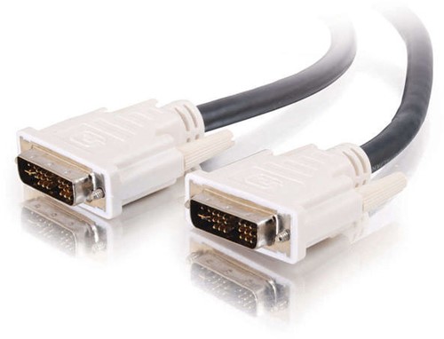 C2G 81201 DVI kabel 3 m DVI-I Zwart, Wit