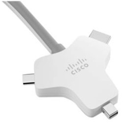 Cisco CAB-HDMI-MUL4K-9M= video kabel adapter HDMI Type A (Standaard) HDMI + Mini DisplayPort + USB Type-C Zilver