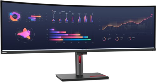 Lenovo ThinkVision P49w-30 LED display 124,5 cm (49") 5120 x 1440 Pixels DQHD Zwart