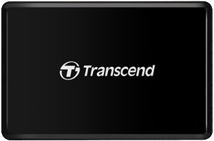 Transcend RDF8 geheugenkaartlezer Micro-USB Zwart