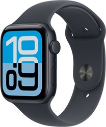 Apple Watch SE (3nd generation) OLED 44 mm Digitaal 368 x 448 Pixels Touchscreen 5G Zwart Wifi GPS