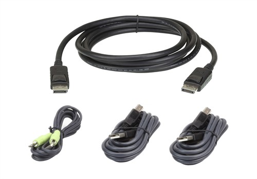 ATEN 3M USB DisplayPort Veilige KVM Kabelpakket