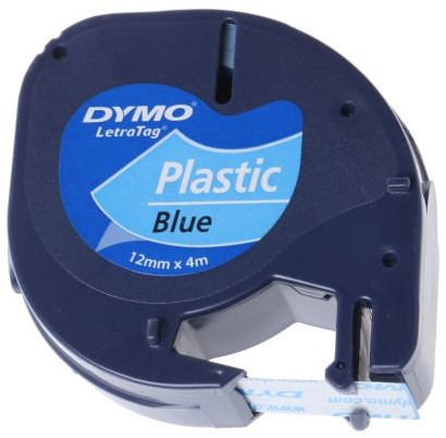 DYMO S0721650 labelprinter-tape Zwart op blauw