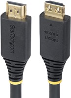 StarTech.com 5m High Speed HDMI Kabel met Grip Connectors, 4K 60Hz/1440p 144Hz, HDR10/HDCP 2.2/ARC, 18Gbps, UHD HDMI Kabel voor TV/Monitor/Display, TPE Mantel