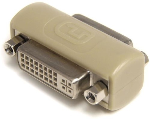 StarTech.com GCDVIIFF tussenstuk voor kabels DVI-I Beige