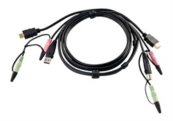 ATEN 1.8M USB HDMI KVM Kabel met Geluid