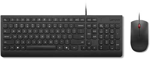 Lenovo 4X31R64400 toetsenbord Inclusief muis Universeel USB Amerikaans Engels Zwart