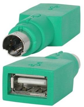 StarTech.com Replacement USB to PS2 Mouse Adapter Groen