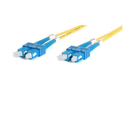 StarTech.com SMFIBSCSC2 Glasvezel kabel 2 m SC OS1 Geel