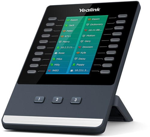 Yealink EXP50 IP add-on module Zwart, Grijs 23 knoppen