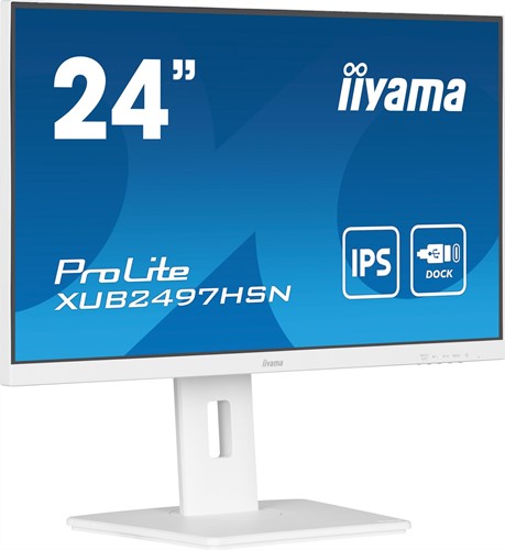 iiyama ProLite XUB2497HSN-W1 computer monitor 60,5 cm (23.8") 1920 x 1080 Pixels Full HD LED Wit