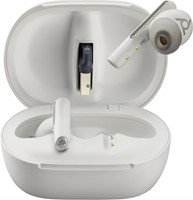 POLY Voyager Free 60+ UC M White Sand Earbuds + BT700 USB-C-adapter + oplaadcase met touchscreen