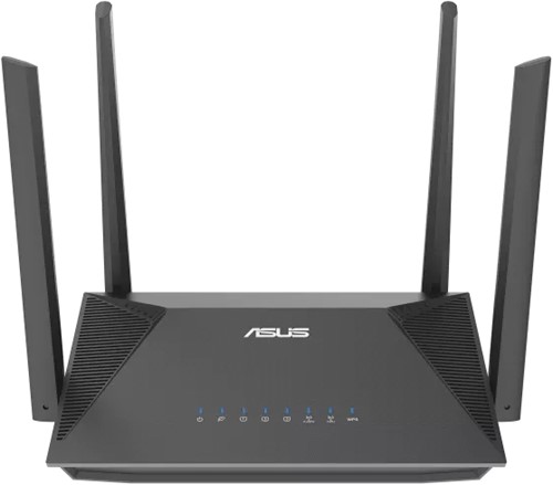 ASUS RT-AX52 AX1800 AiMesh draadloze router Gigabit Ethernet Dual-band (2.4 GHz / 5 GHz) Zwart