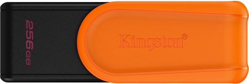 Kingston Technology DataTraveler 256GB Portable USB 3.2 Gen 1 Exodia S (Black/Orange)
