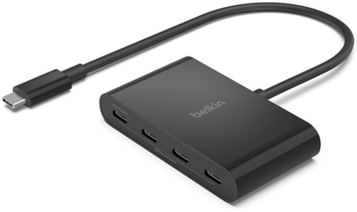 Belkin AVC018BTBK interface hub USB Type-C 10000 Mbit/s Zwart