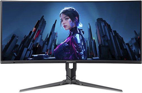Acer Predator UM.CXXEE.501 computer monitor 86,4 cm (34") 3440 x 1440 Pixels UltraWide Quad HD QD-OLED Zwart