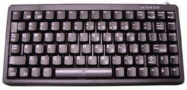 CHERRY G84-4100LCMCH-2 toetsenbord USB + PS/2 QWERTY Zwart