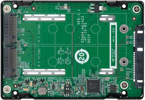 QNAP QDA-A2MAR behuizing voor opslagstations SDD-behuizing Zwart M.2-2