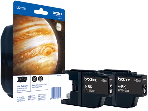 Brother Inktcartridge pakket: Zwart tweemaal