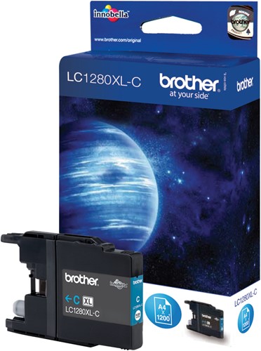 Brother LC1280XLC inktcartridge 1 stuk(s) Origineel Hoog (XL) rendement Cyaan